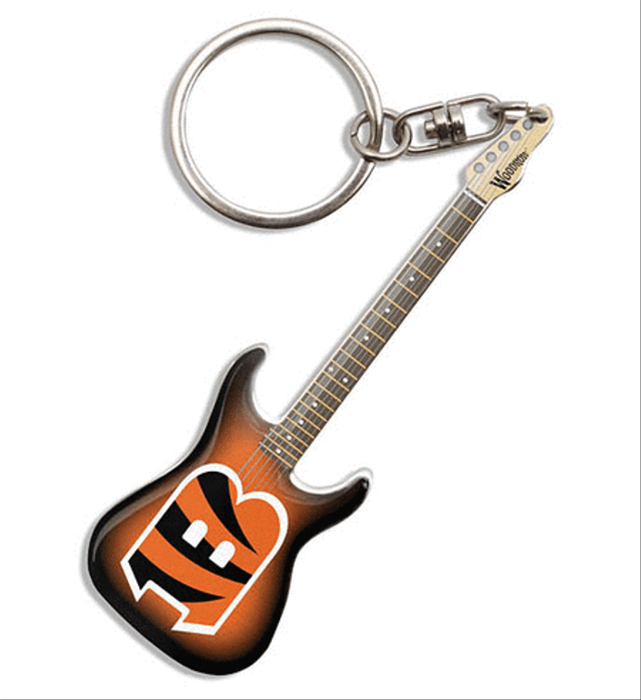 Cincinnati Bengals Electric Guitar Keychain Electric Guitar scores gallery preview page 2
