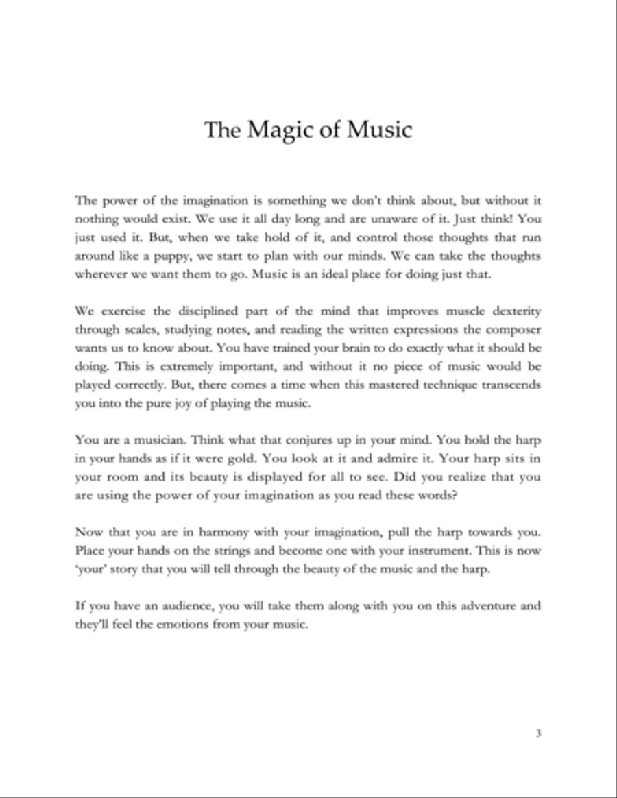 A Carpet of Light A Carpet of Light Pedal Harp scores gallery preview page 5