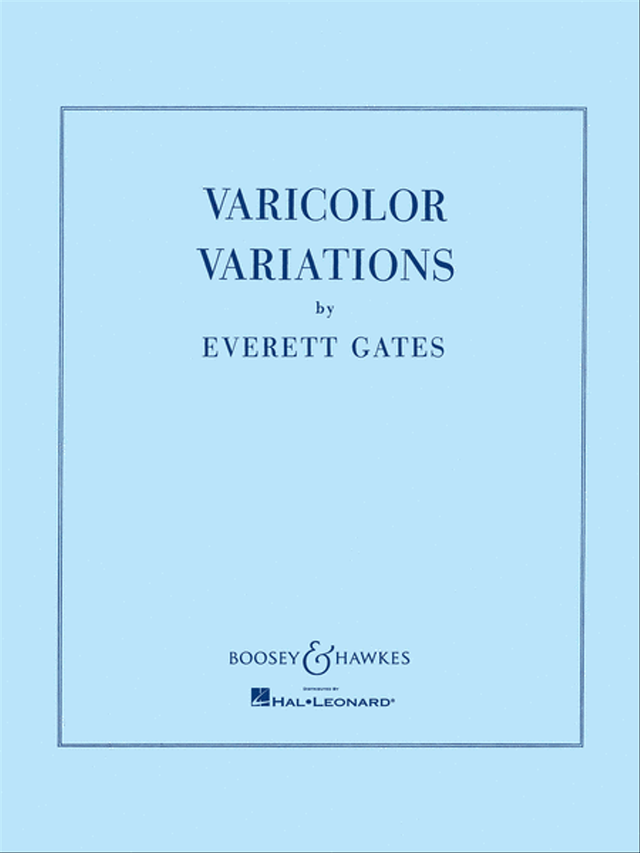 Varicolor Variations String Orchestra scores gallery preview page 1