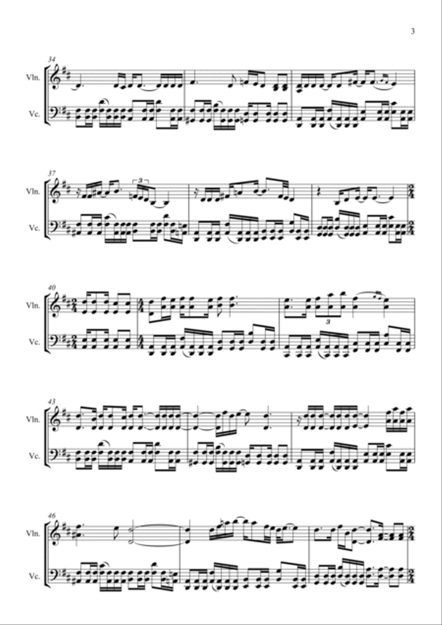Your Song Score and Parts scores gallery preview page 4