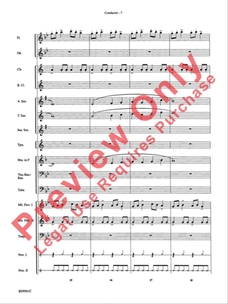 The Tempest Concert Band scores gallery preview page 10