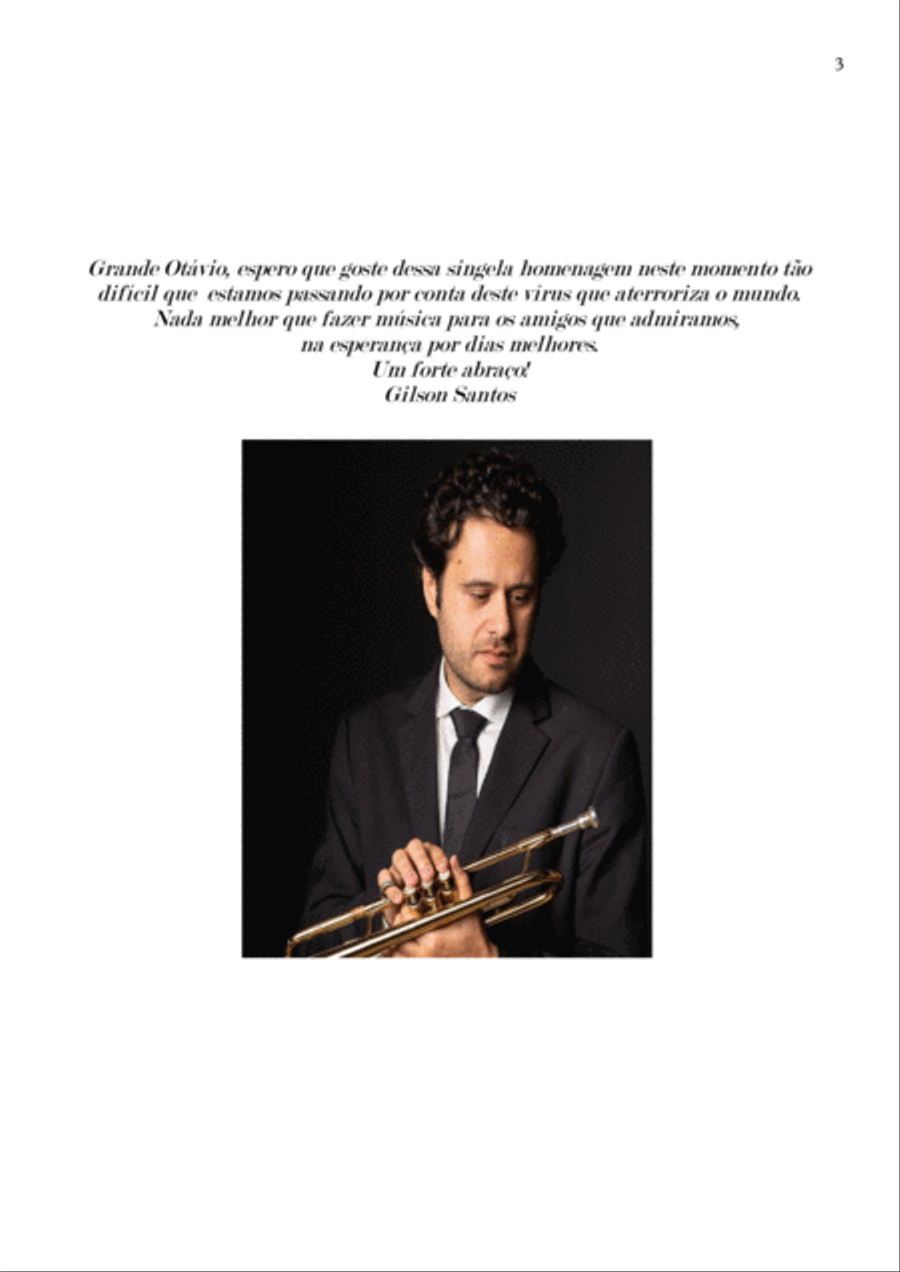 OUTONO PERDIDO ( Lost Autumn ) for Flugelhorn and Piano Brass Duet scores gallery preview page 6