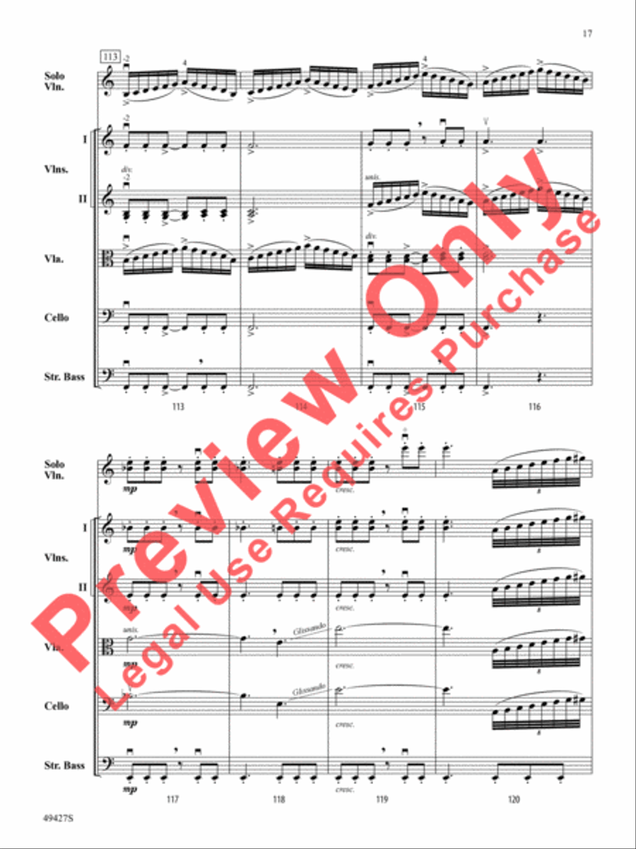Fireball String Orchestra scores gallery preview page 18