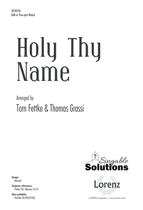 Book cover for Holy Thy Name
