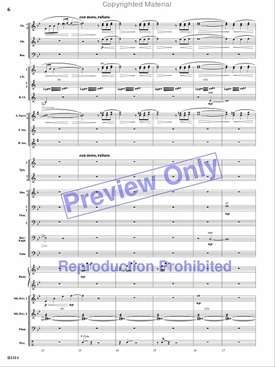 Kindred Spirits Concert Band scores gallery preview page 21