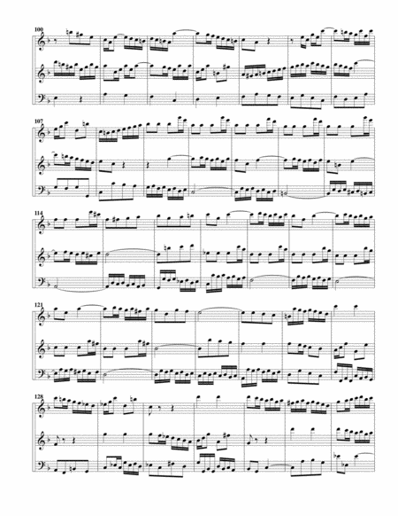 Trio sonata for organ, no.6, BWV 530 (arrangement for 3 recorders)