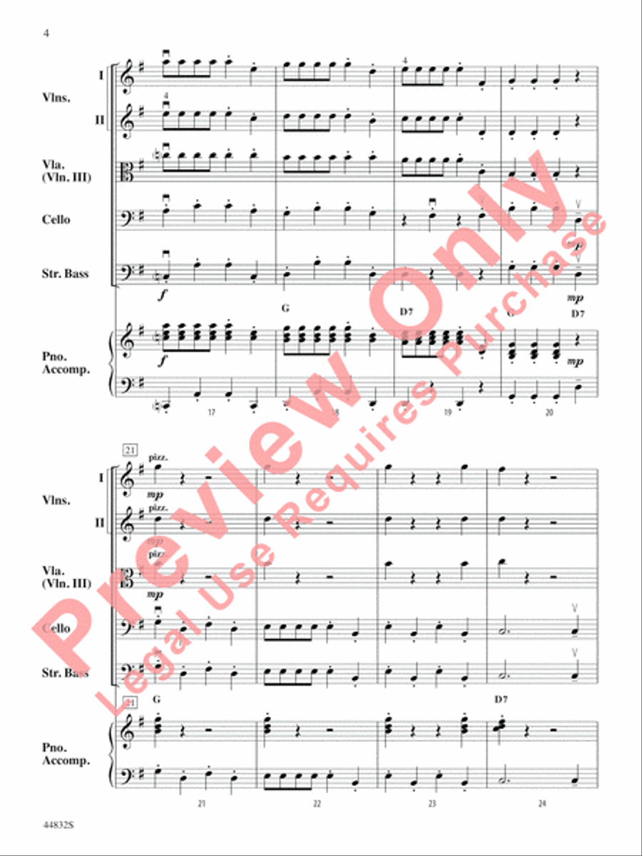 Bella Bocca Polka String Orchestra scores gallery preview page 5