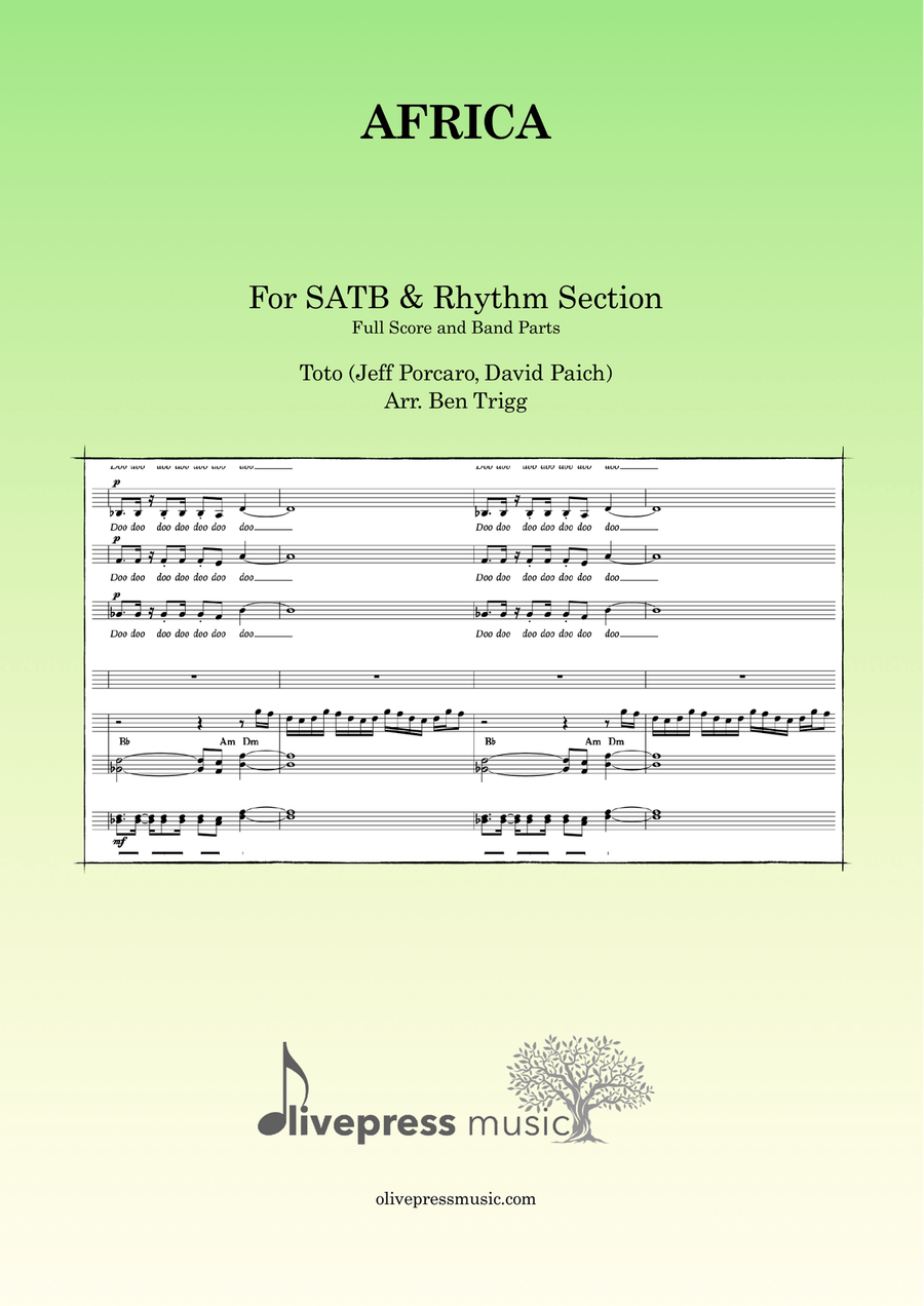 Africa Choir scores gallery preview page 1