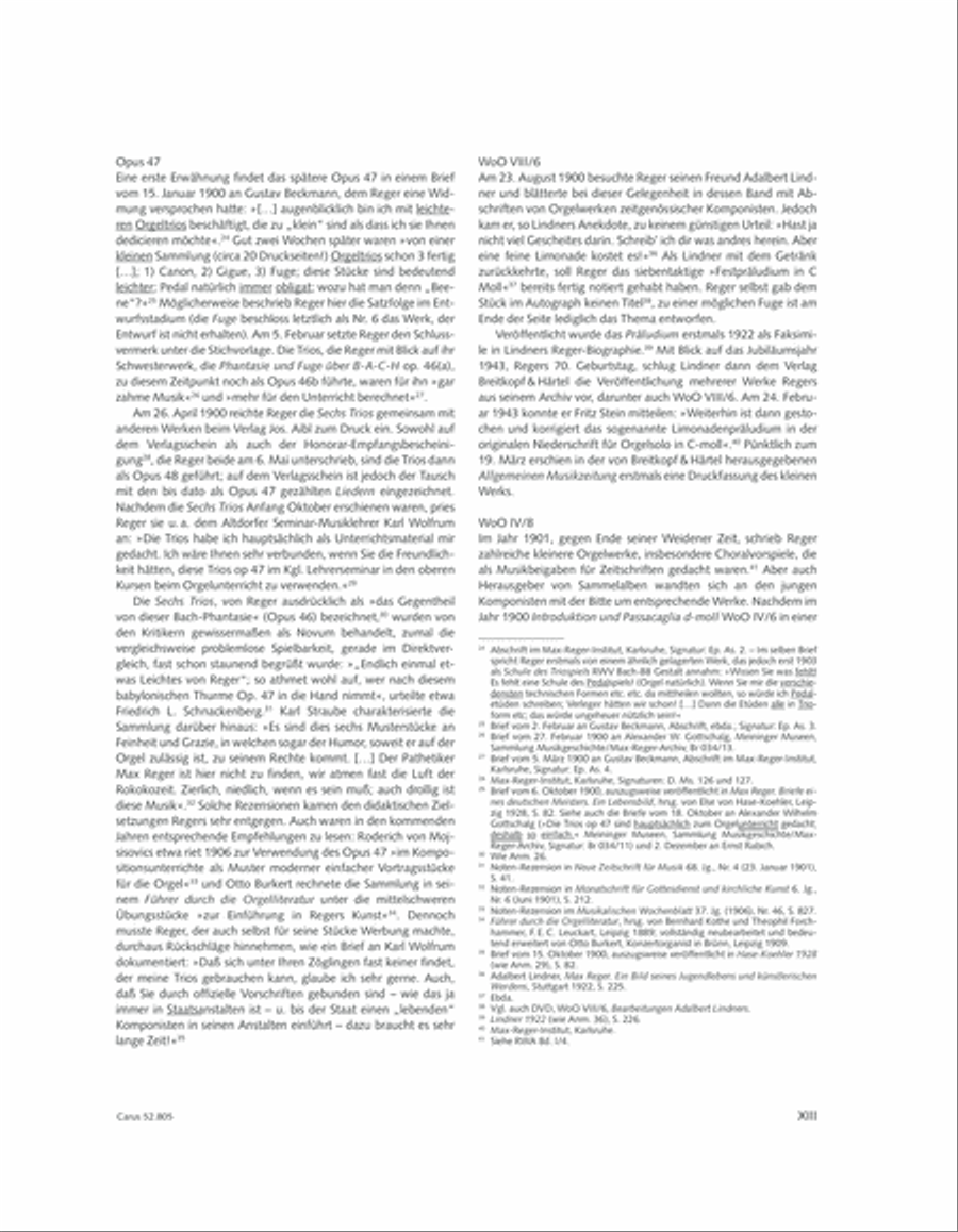 Reger Edition of Work, vol. I/5: Organ pieces I Organ Solo scores gallery preview page 12