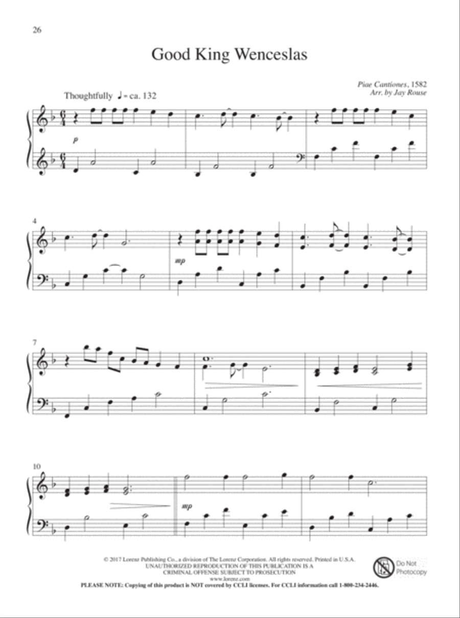 A Still and Silent Night A Still and Silent Night Piano Solo scores gallery preview page 12