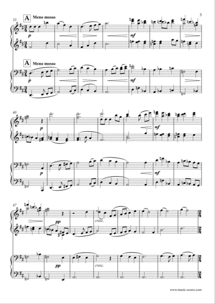 Reindeer Rampage - Piano Duet Piano Duet scores gallery preview page 3