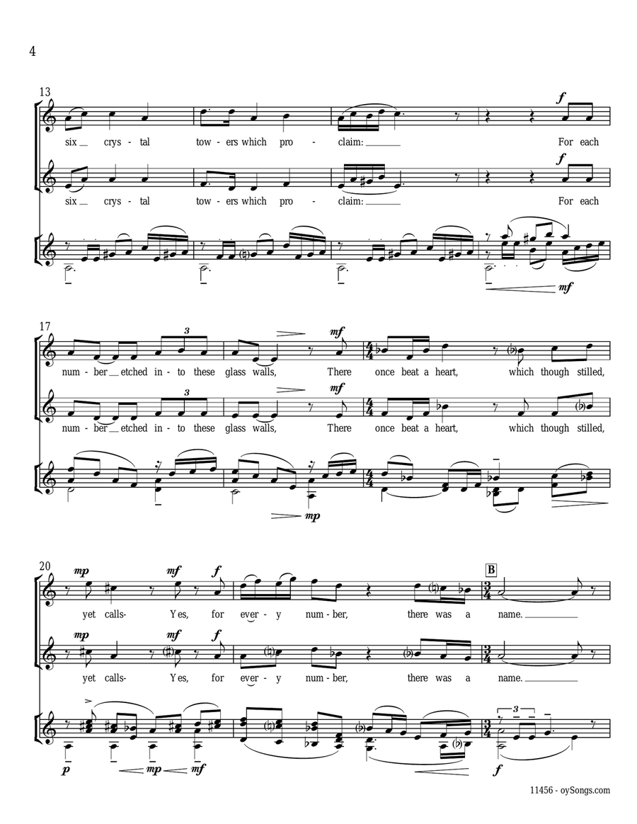 There Is A Name 2-Part scores gallery preview page 2