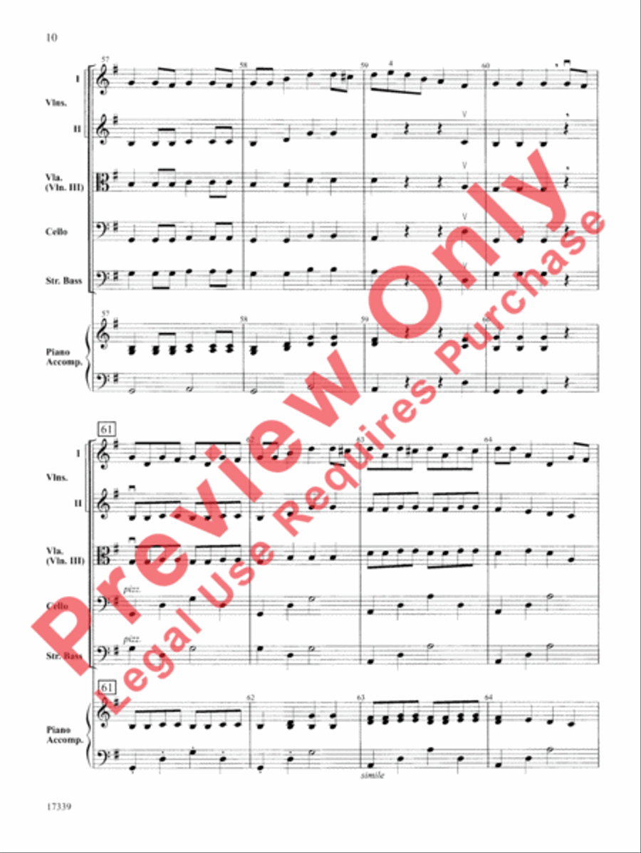 Do-Si-Do String Orchestra scores gallery preview page 11