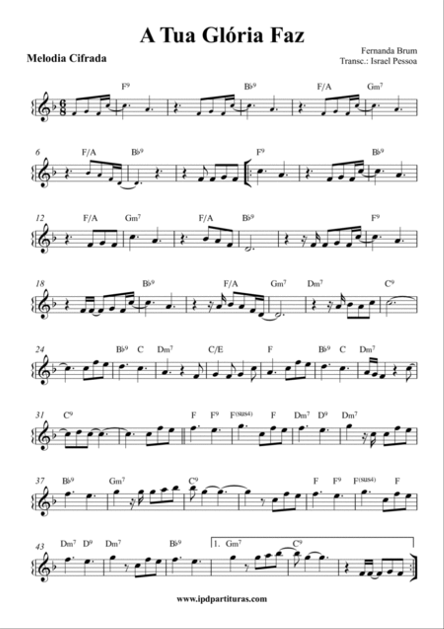 Partituras - 50 Melodias com cifra - Livro Evangélicas Flute scores gallery preview page 4