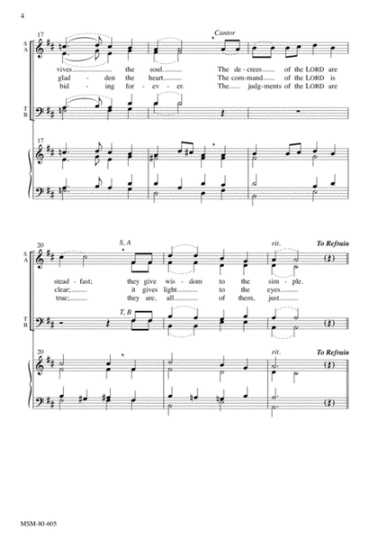 Psalm 19 (Downloadable Choral Score)