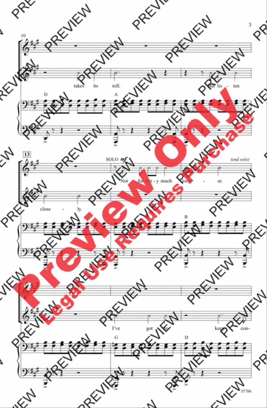 The Time Warp (from The Rocky Horror Picture Show) 2-Part scores gallery preview page 3