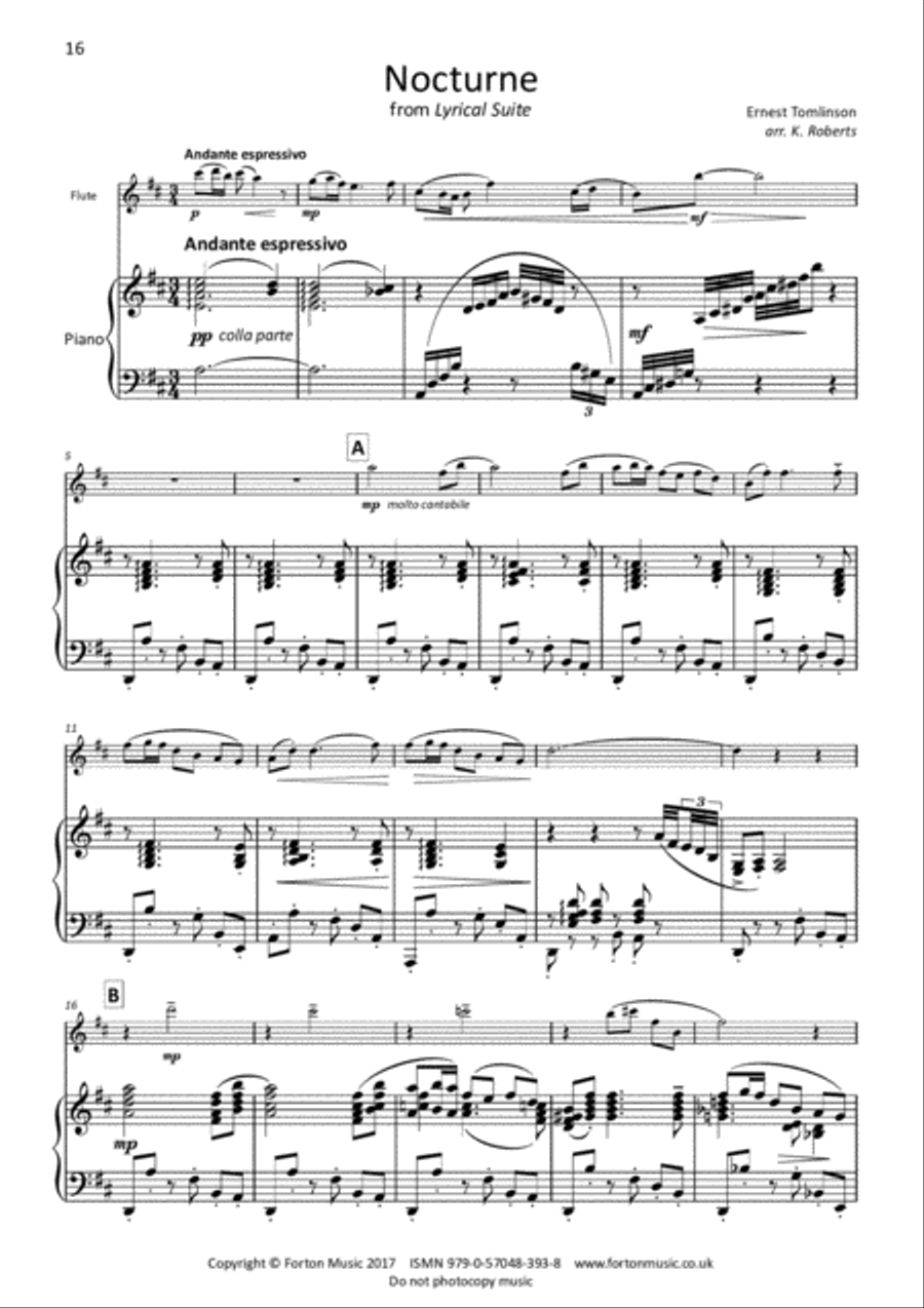 Selected Pieces Vol. 2 Flute Solo scores gallery preview page 5