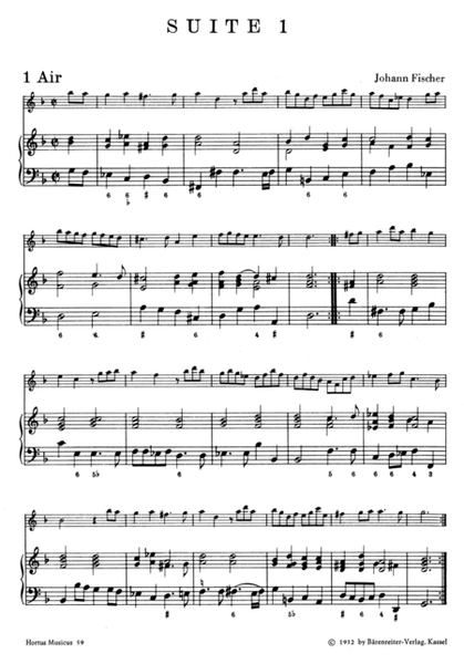 Vier Suiten for Recorder (Violin, Flute, Oboe) and Basso continuo
