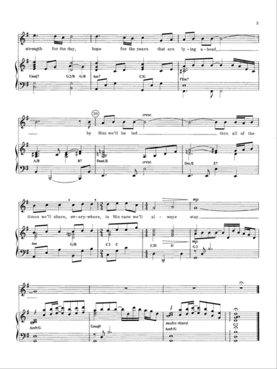 Songs of Love and Commitment Piano, Vocal, Guitar scores gallery preview page 4