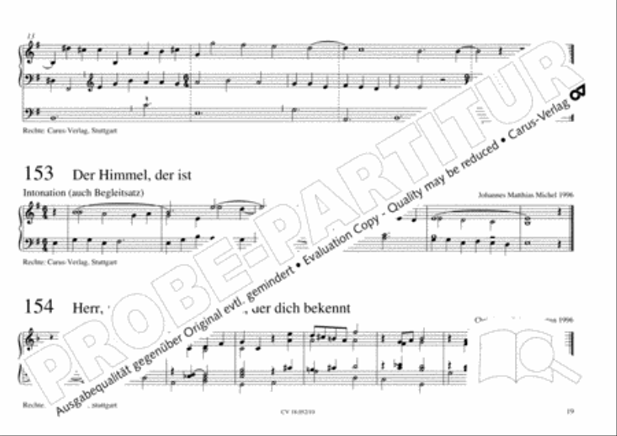 Esslinger Orgelbuch, Bd I-III Organ Solo scores gallery preview page 36