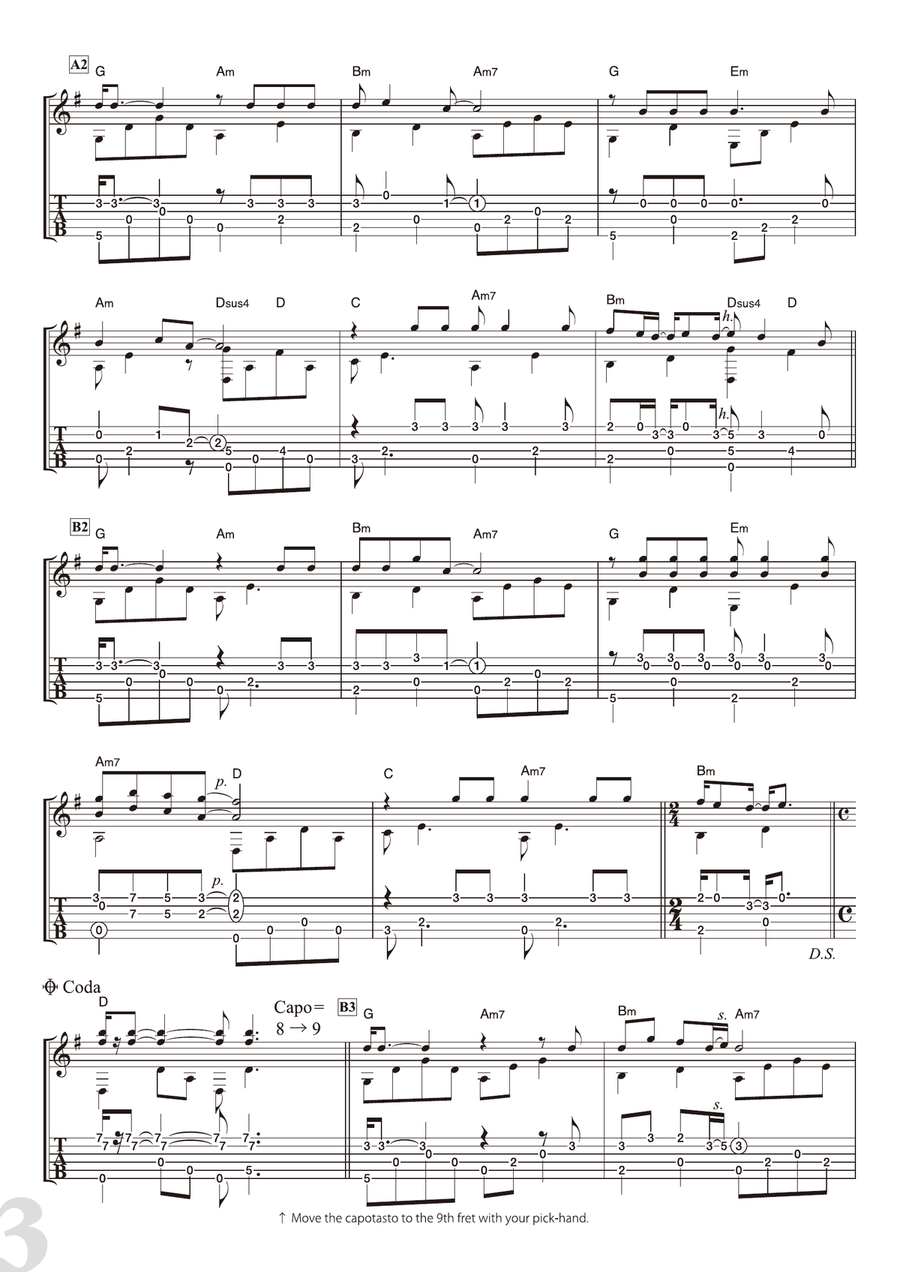Woman Woman Acoustic Guitar scores gallery preview page 3