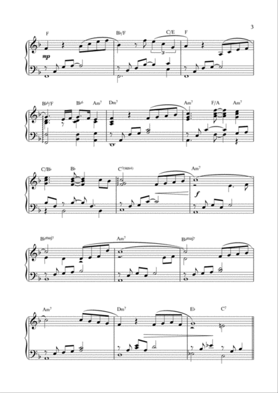 Beauty And The Beast Piano Solo scores gallery preview page 3