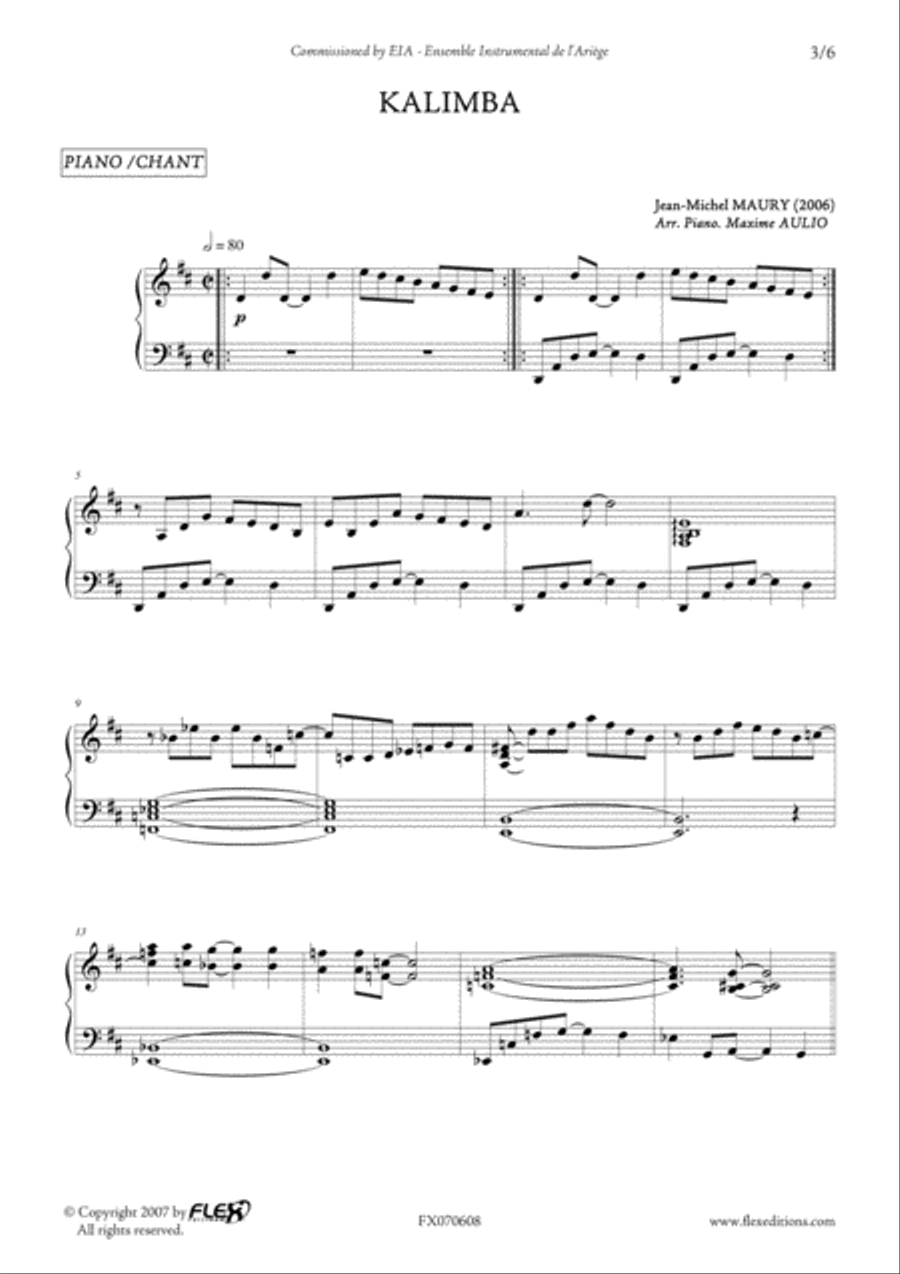 Kalimba Children's Choir scores gallery preview page 3
