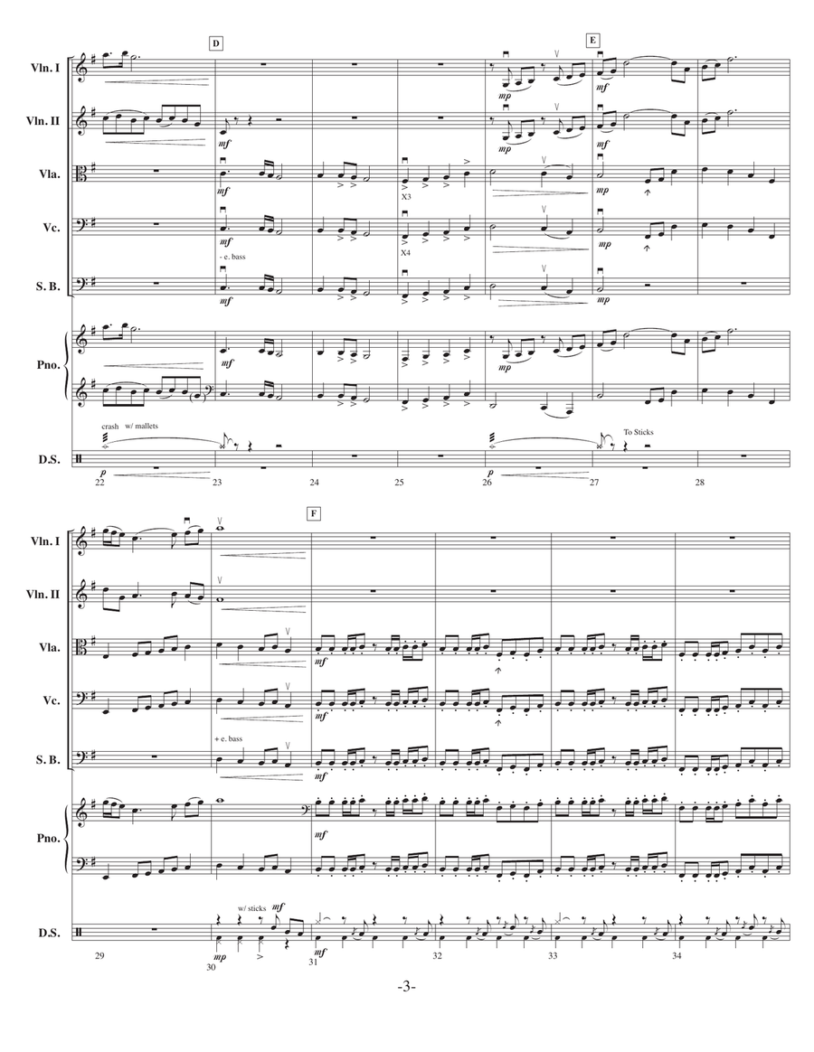 The Serpent (of Rock Lake) String Orchestra scores gallery preview page 3