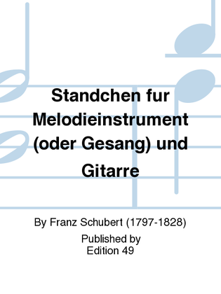 Book cover for Standchen fur Melodieinstrument (oder Gesang) und Gitarre
