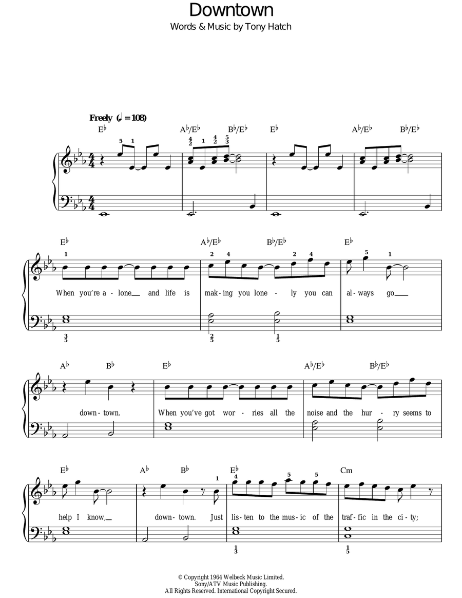 Downtown Voice scores gallery preview page 1
