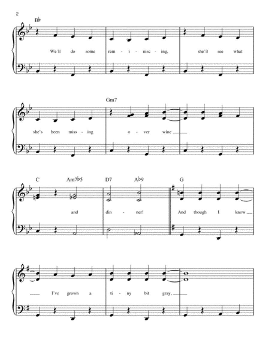 We'll Go From There Easy Piano scores gallery preview page 2