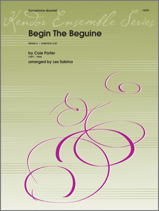 Book cover for Begin The Beguine