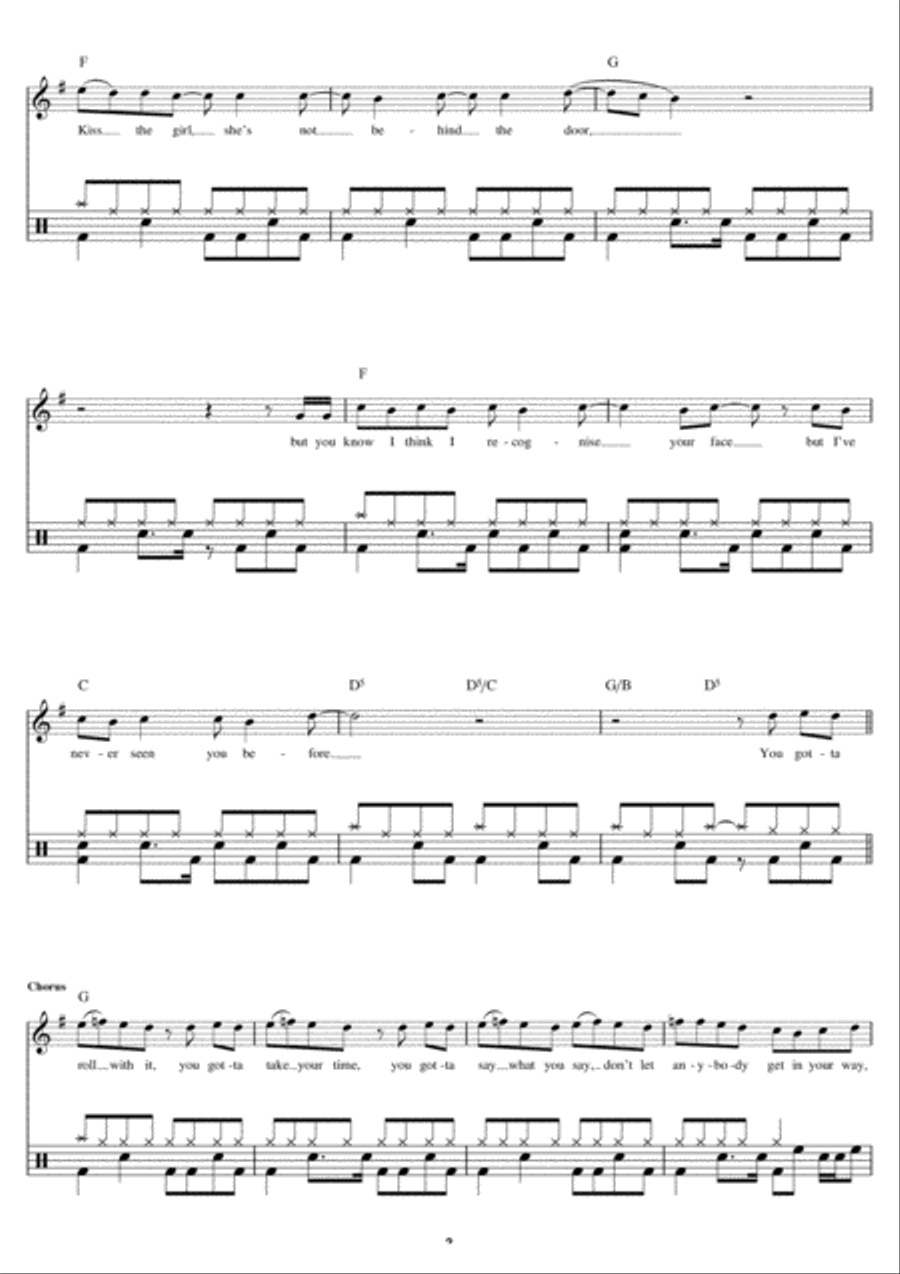 Roll With It Drums scores gallery preview page 3