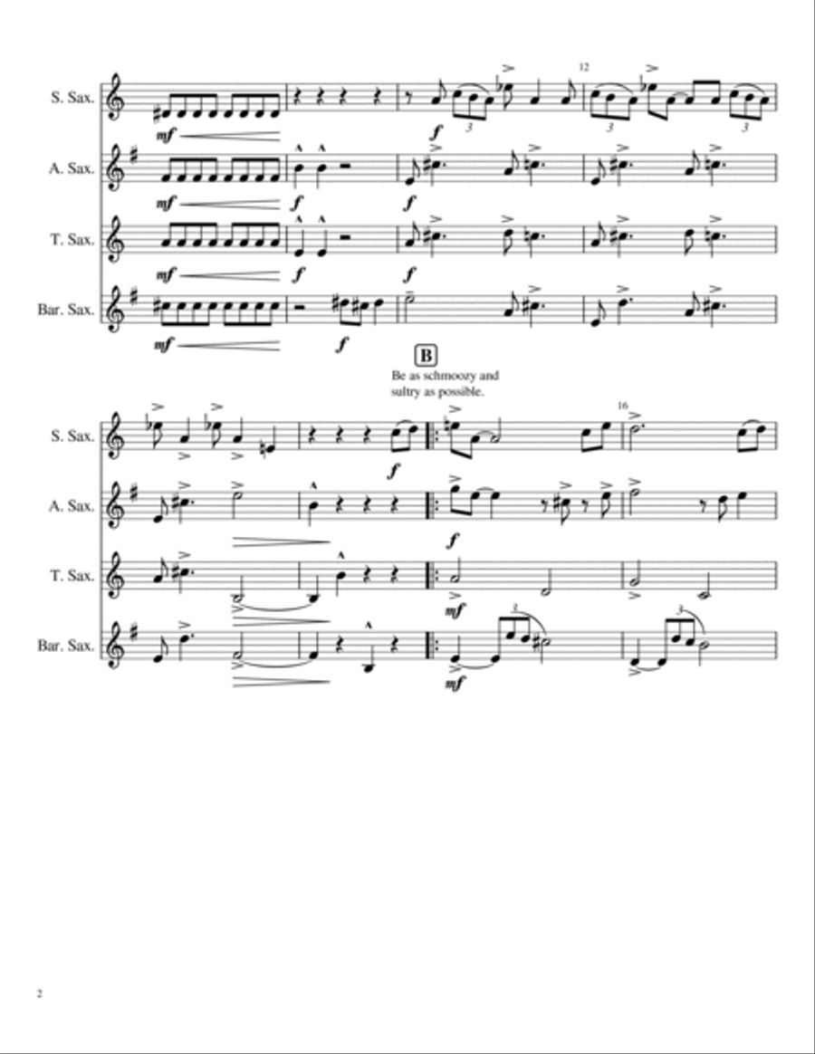 You're A Mean One, Mr. Grinch You're A Mean One, Mr. Grinch Woodwind Quartet scores gallery preview page 2