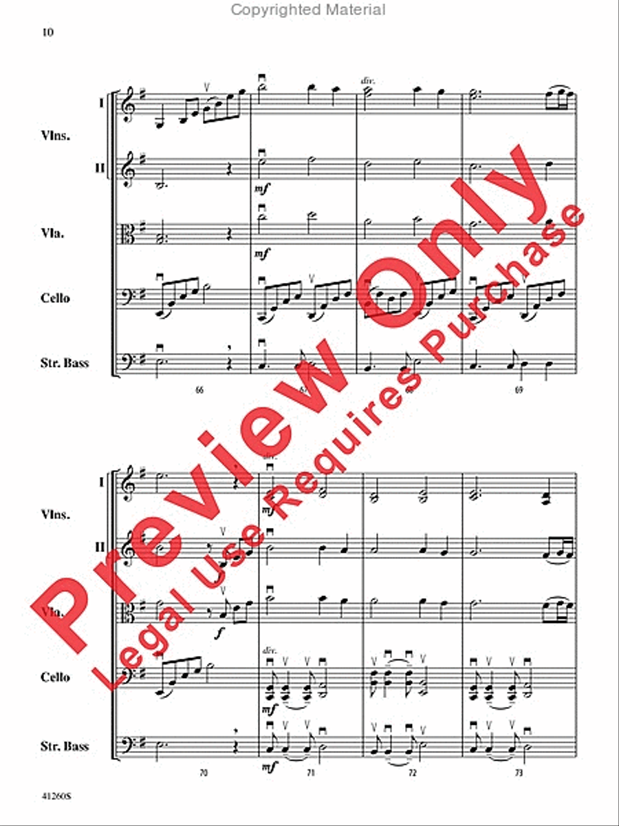 Flight Flight String Orchestra scores gallery preview page 10
