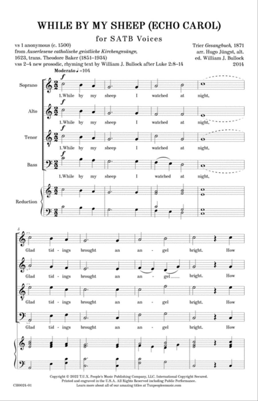 While by my Sheep 4-Part scores gallery preview page 3
