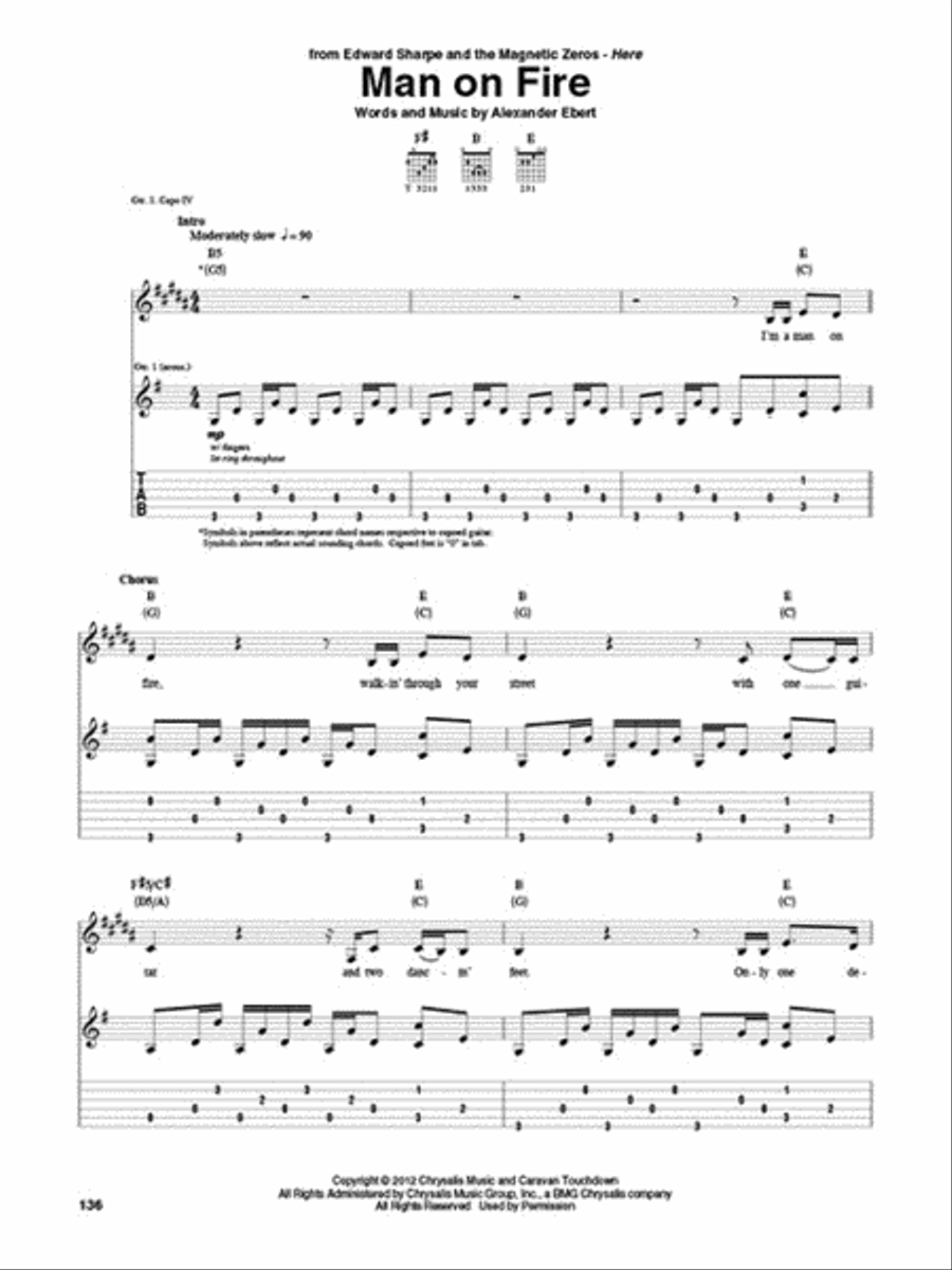 Today's Folk Rock Hits Electric Guitar scores gallery preview page 5