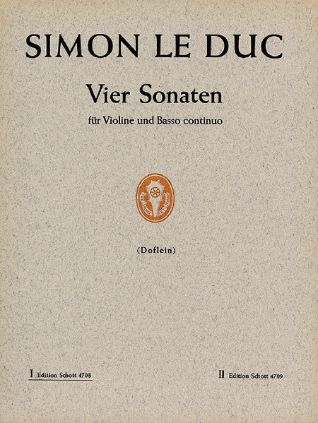 Violin Sonatas Op. 4/1&6
