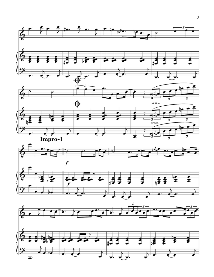 Isn't She Lovely Small Ensemble scores gallery preview page 4