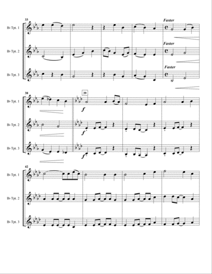 Be Thou My Vision - Trumpet Trio Trumpet Trio scores gallery preview page 3