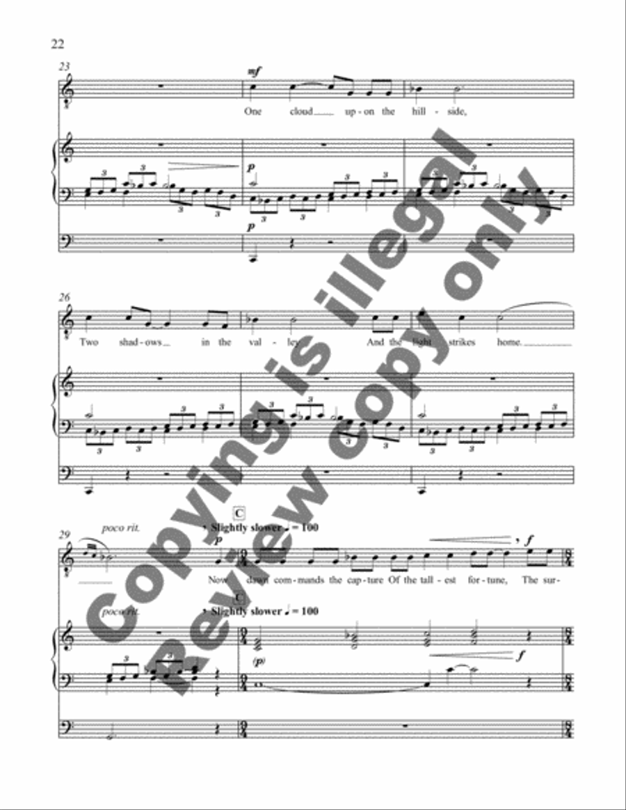 Songs of Ecstasy Tenor Voice scores gallery preview page 20