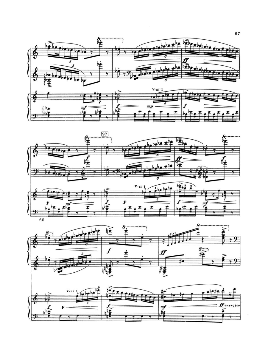 Piano Concerto No. 3 in C Major, Opus 26 - 3rd Movement - Piano Duo (2 Pianos, 4 Hands) Piano Solo scores gallery preview page 6