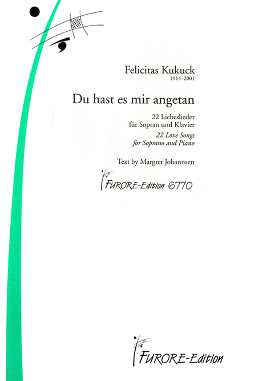 Du hast es mir angetan. 22 love songs Voice Solo scores gallery preview page 1
