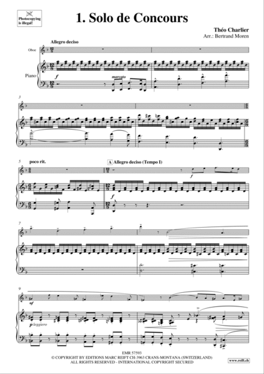 1. Solo de Concours 1. Solo de Concours Piano Accompaniment scores gallery preview page 4