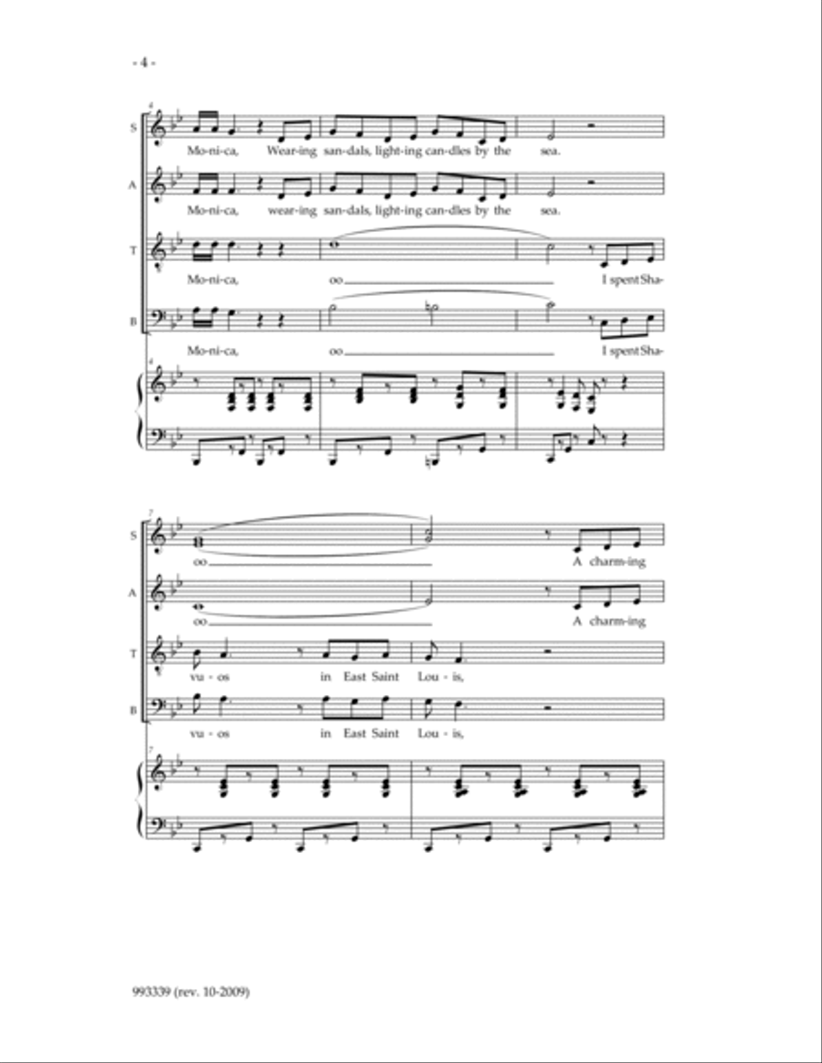 Chanukah in Santa Monica 4-Part scores gallery preview page 2