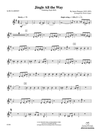 Jingle All the Way: 1st B-flat Clarinet
