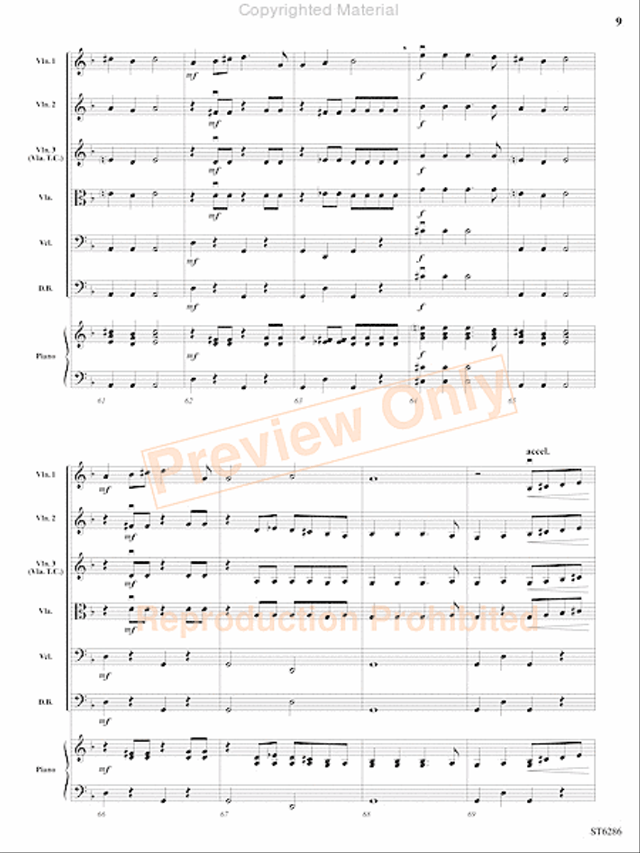 We Wish You a Klezmer Christmas String Orchestra scores gallery preview page 10