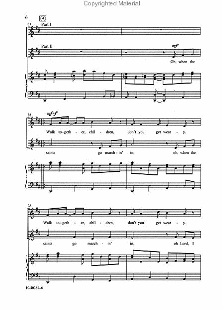 That Promised Land 2-Part scores gallery preview page 2
