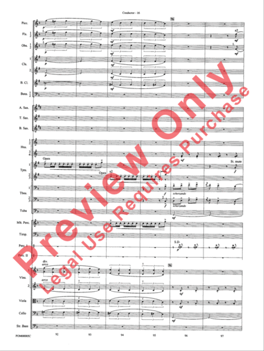 An American in Paris Suite Full Orchestra scores gallery preview page 19