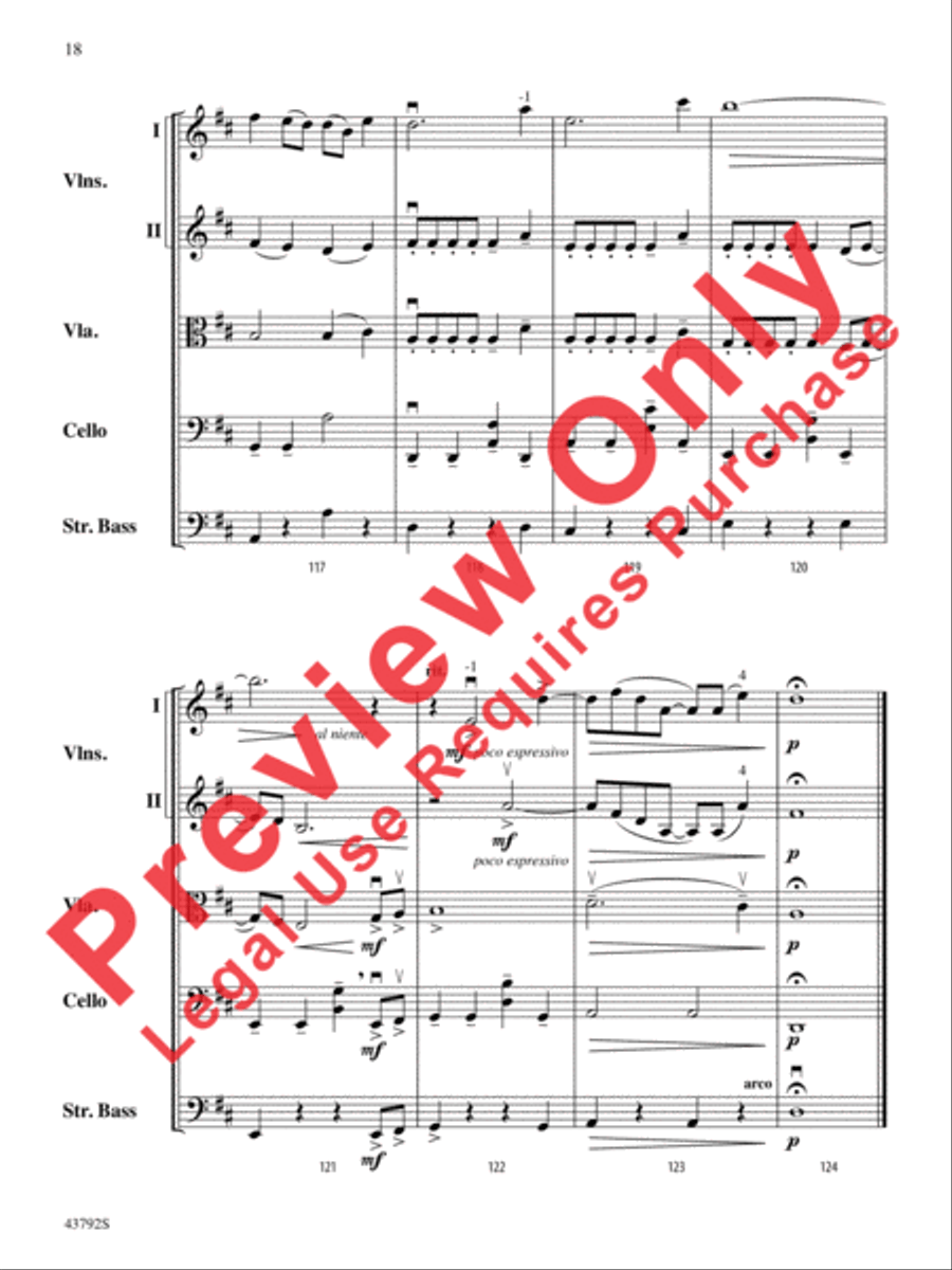 I Don't Want to Miss a Thing String Orchestra scores gallery preview page 37